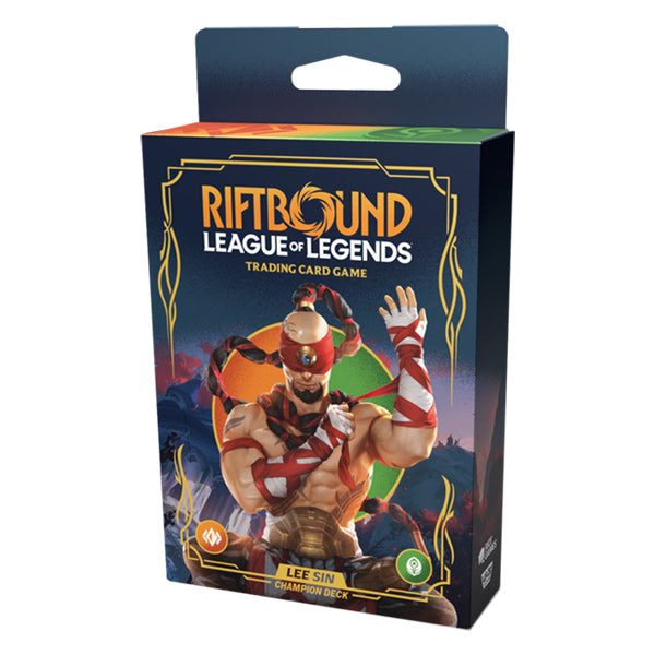 Riftbound TCG: Set 1- Origins- Champion Deck Display- Lee Sin Riftbound TCG: Set 1- Origins- Champion Deck Display- Lee Sin