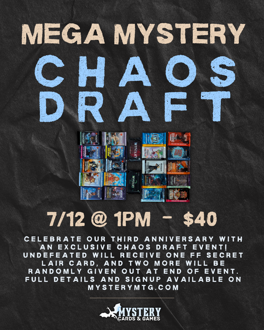 MEGA MYSTERY CHAOS DRAFT!