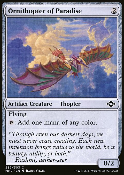 Ornithopter of Paradise