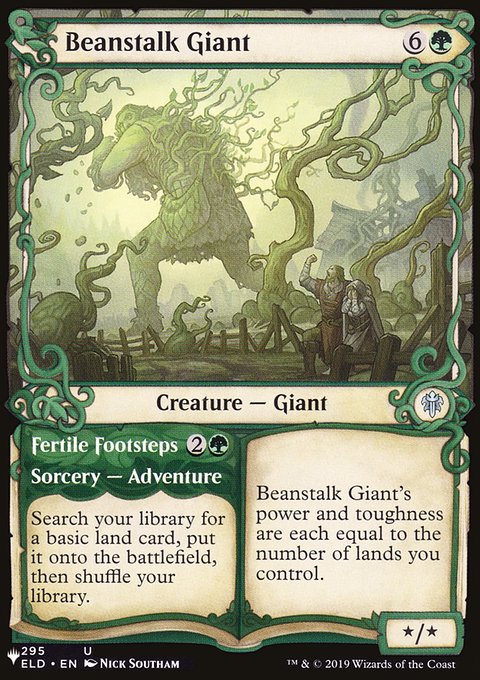 Beanstalk Giant // Fertile Footsteps