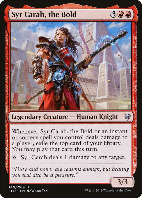 Syr Carah, the Bold