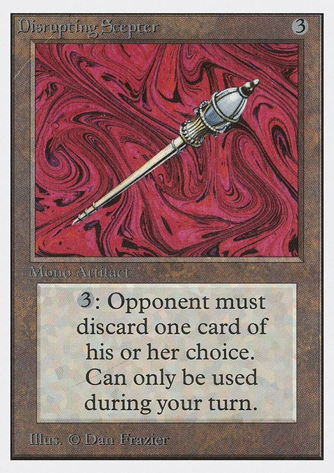 Disrupting Scepter