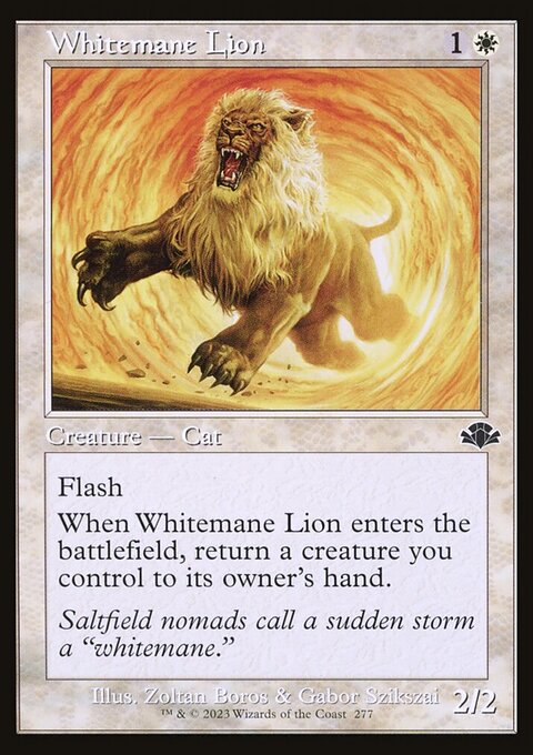 Whitemane Lion