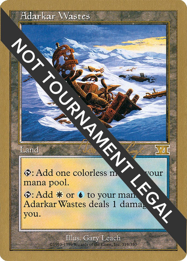 Adarkar Wastes - 2000 Tom van de Logt (6ED) [WCD - N/A]