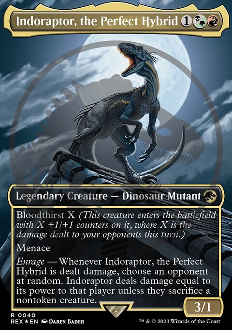 Indoraptor, the Perfect Hybrid