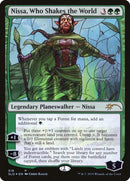 Nissa, Who Shakes the World (Stained Glass) [SLD - 518]
