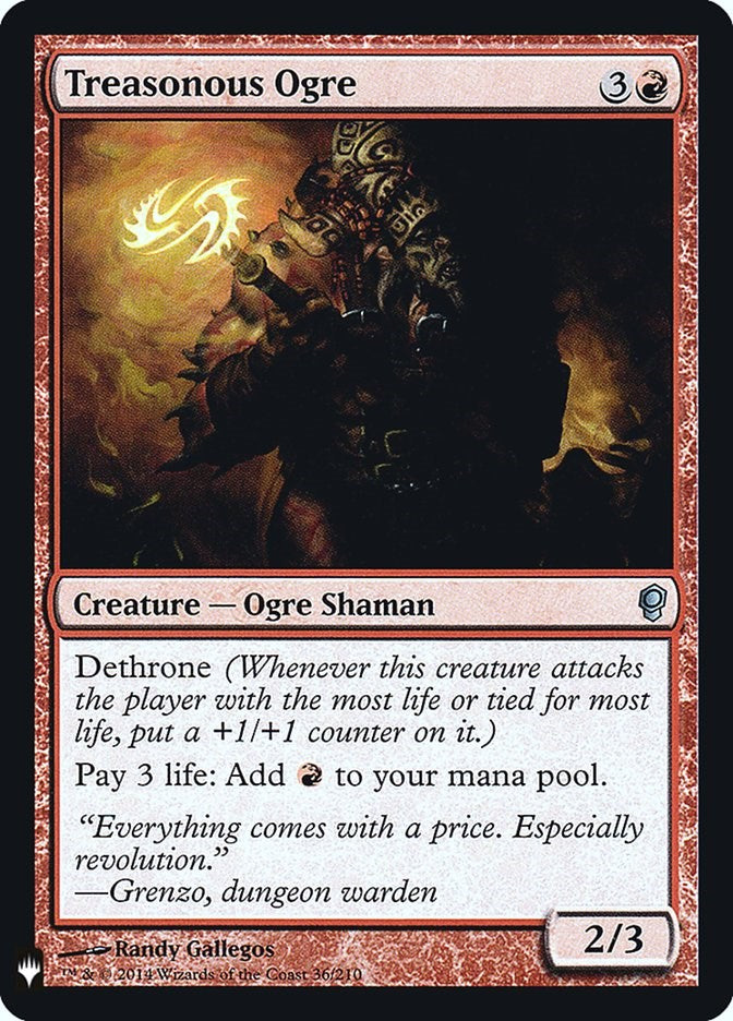 Treasonous Ogre [LIST - 36]