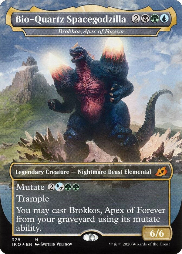 Bio-Quartz Spacegodzilla - Brokkos, Apex of Forever [IKO - 378]