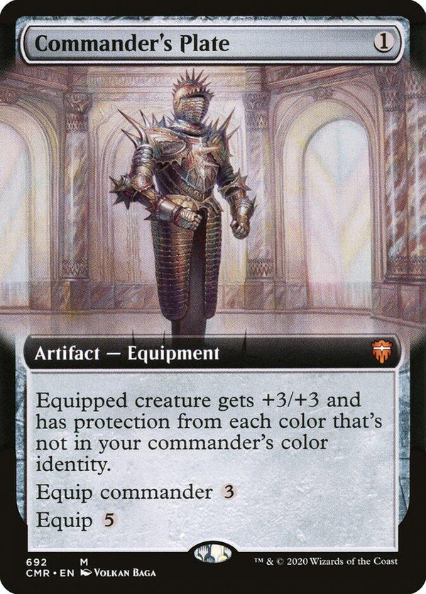 Commander's Plate (Extended Art) [CMR - 692]