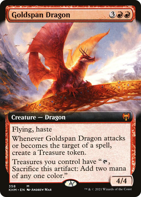 Goldspan Dragon (Extended Art) [KHM - 358]