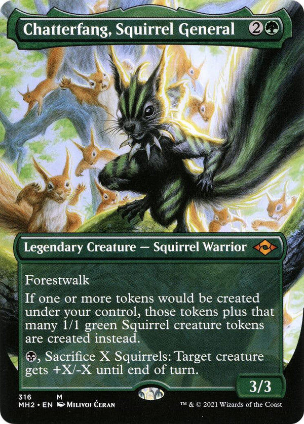 Chatterfang, Squirrel General (Borderless) [MH2 - 316]