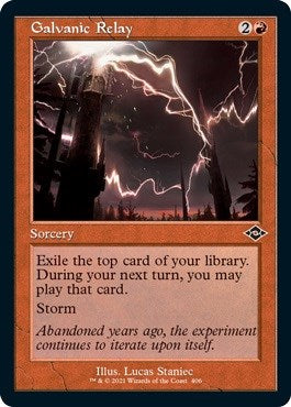 Galvanic Relay (Retro Frame) (Foil Etched) [MH2 - 406]