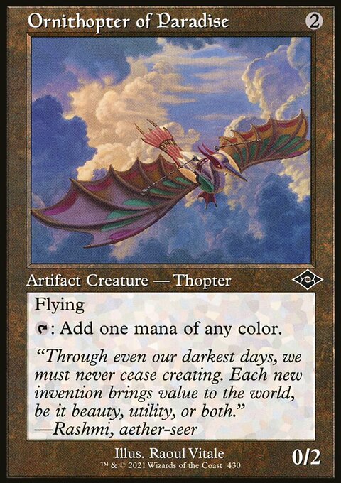 Ornithopter of Paradise