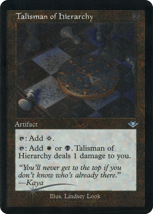 Talisman of Hierarchy (Retro Frame) (Foil Etched) [MH1 - 36]