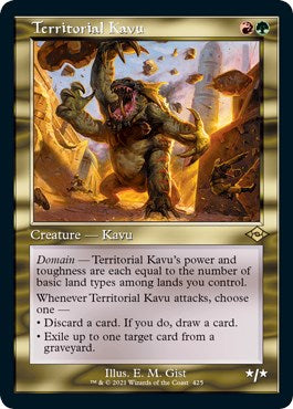 Territorial Kavu (Retro Frame) (Foil Etched) [MH2 - 425]