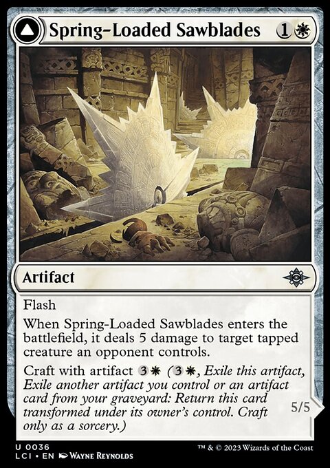 Spring-Loaded Sawblades // Bladewheel Chariot