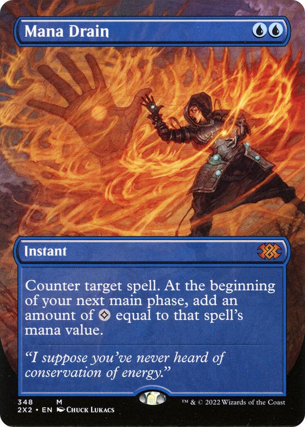 Mana Drain (Borderless) [2X2 - 348]