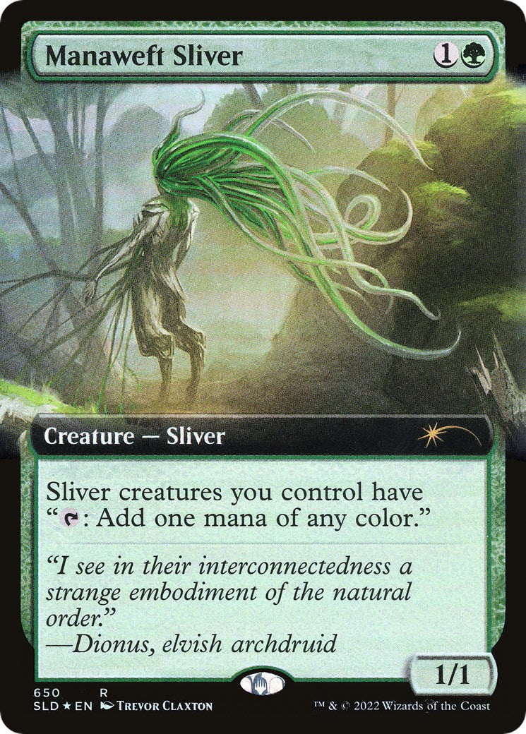 Manaweft Sliver (Extended Art) [SLD - 650]