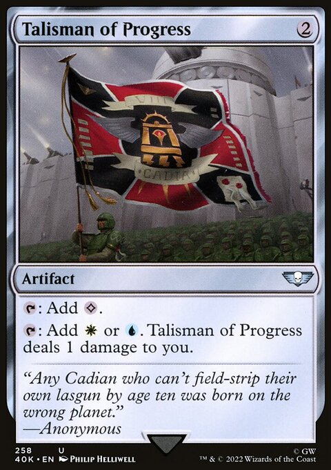 Talisman of Progress