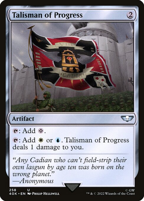 Talisman of Progress