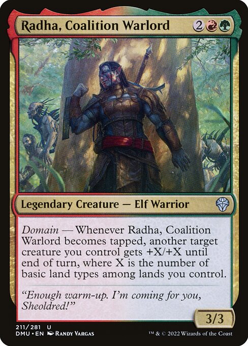 Radha, Coalition Warlord