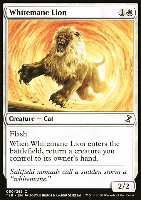 Whitemane Lion