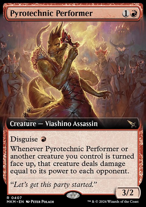 Pyrotechnic Performer