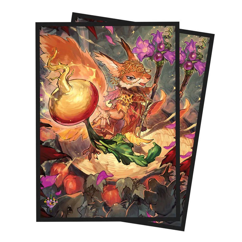 Bloomburrow Hazel of the Rootbloom Deck Protector Sleeves (100ct) for Magic: The Gathering