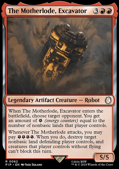 The Motherlode, Excavator