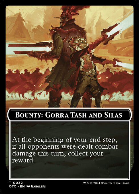 Bounty: Gorra Tash and Silas // Wanted!