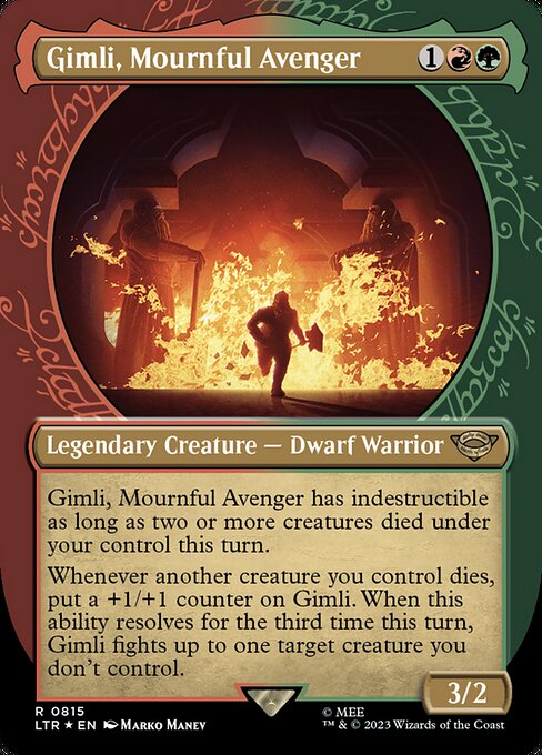 Gimli, Mournful Avenger