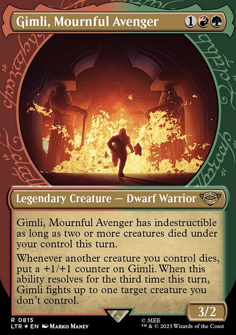 Gimli, Mournful Avenger