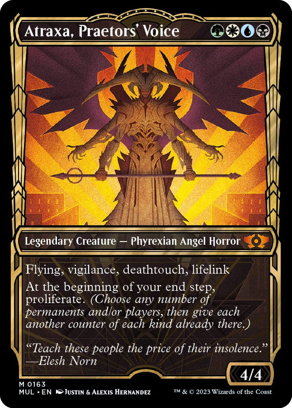 Atraxa, Praetors' Voice (Halo Foil) [MUL - 163]
