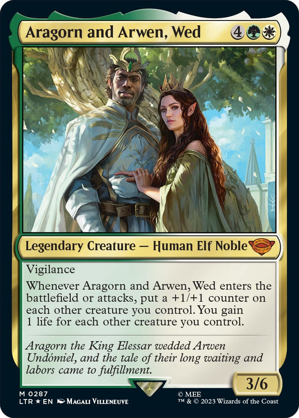 Aragorn and Arwen, Wed [LTR - 287]