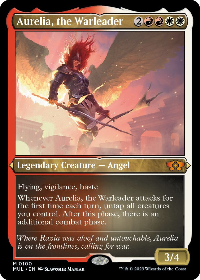 Aurelia, the Warleader (Foil Etched)
