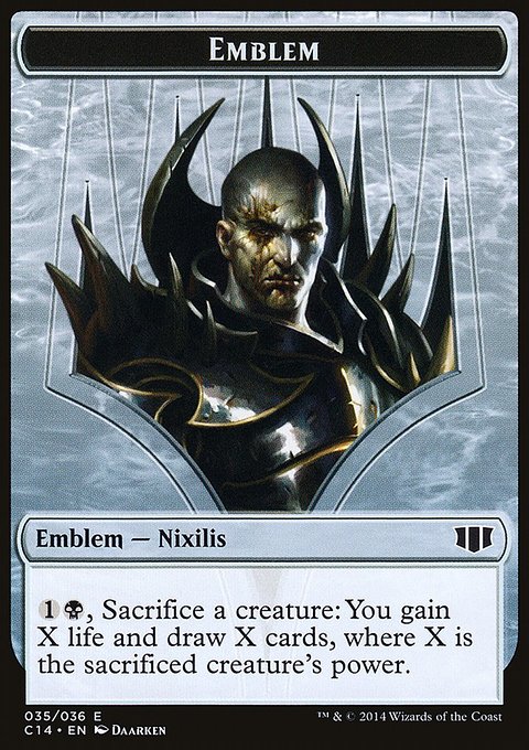 Ob Nixilis of the Black Oath Emblem