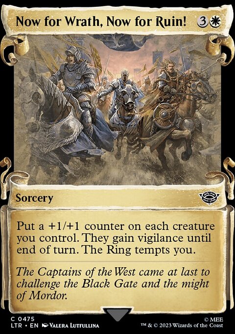 Now for Wrath, Now for Ruin!