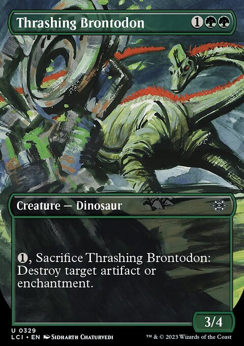 Thrashing Brontodon