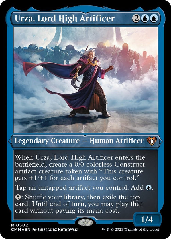 Urza, Lord High Artificer (Foil Etched) [CMM - 502]