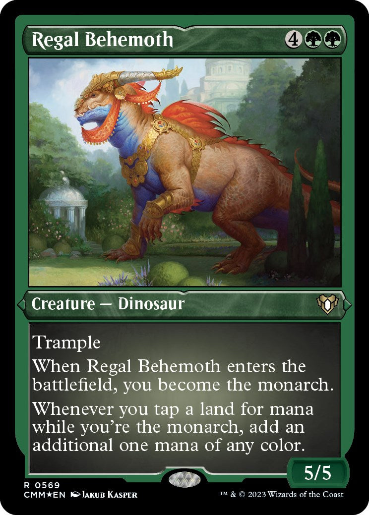 Regal Behemoth (Foil Etched) [CMM - 569]