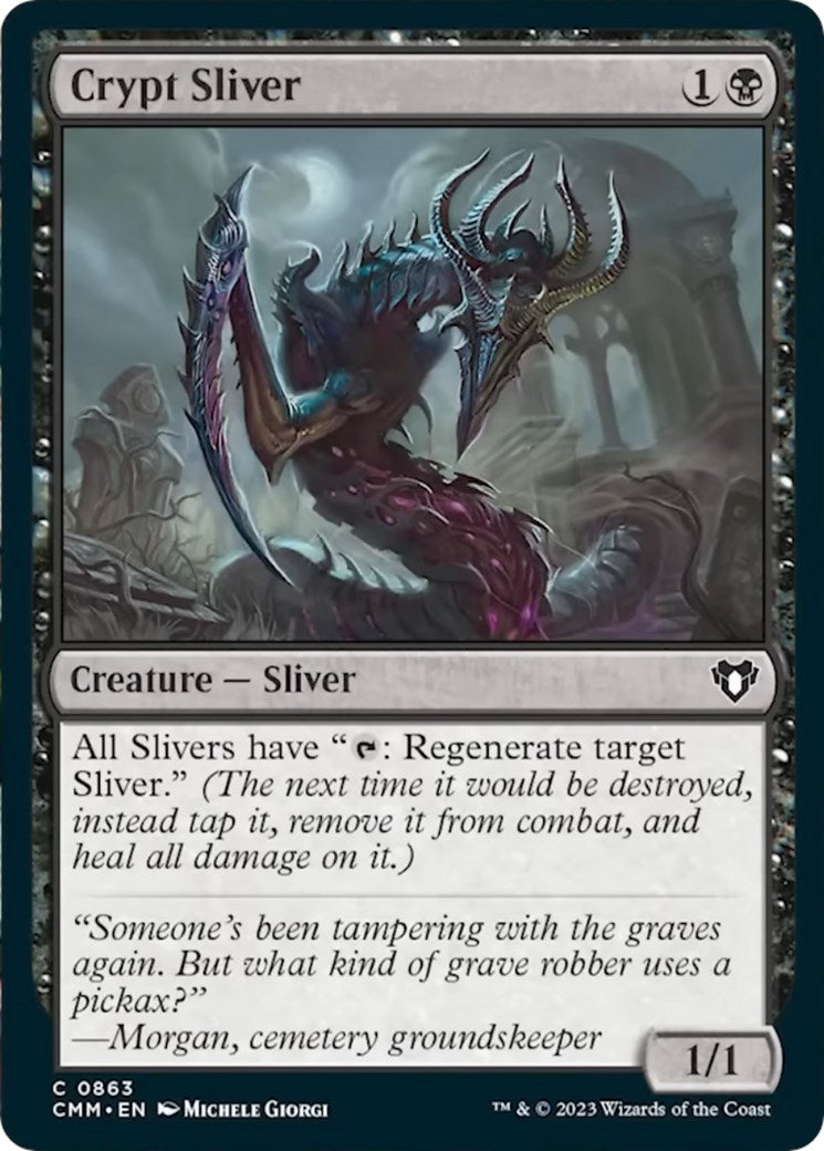 Crypt Sliver [CMM - 863]