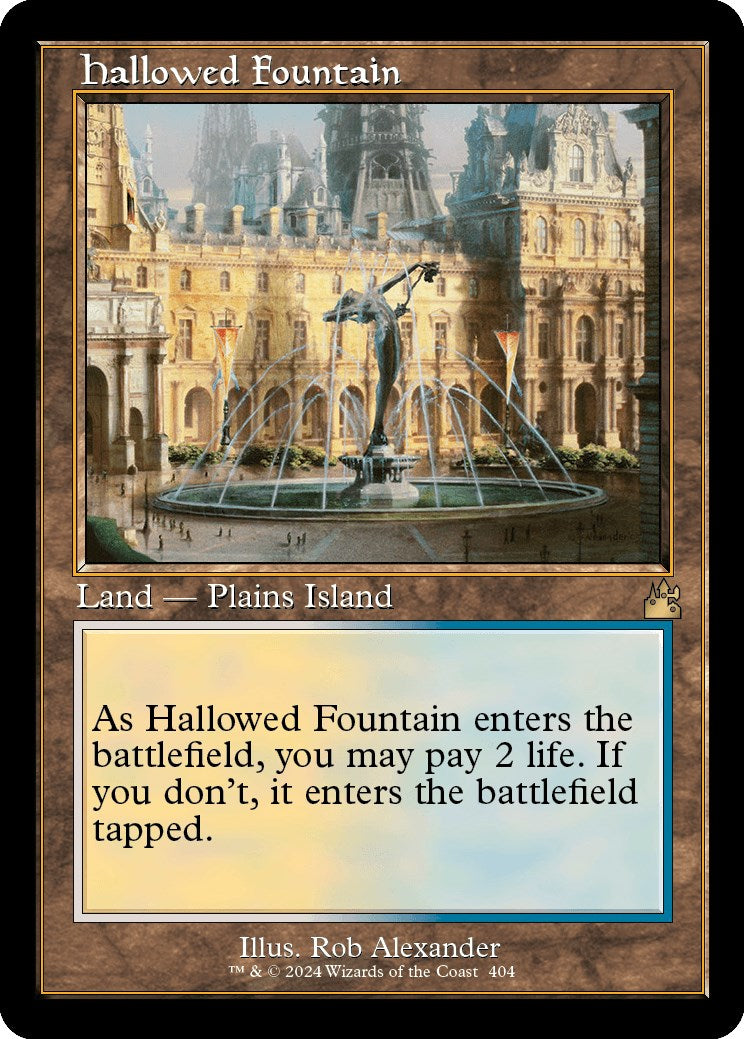 Hallowed Fountain (Retro Frame) [RVR - 404]