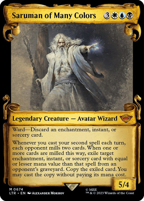 Saruman of Many Colors (Showcase Scrolls) [LTR - 674]