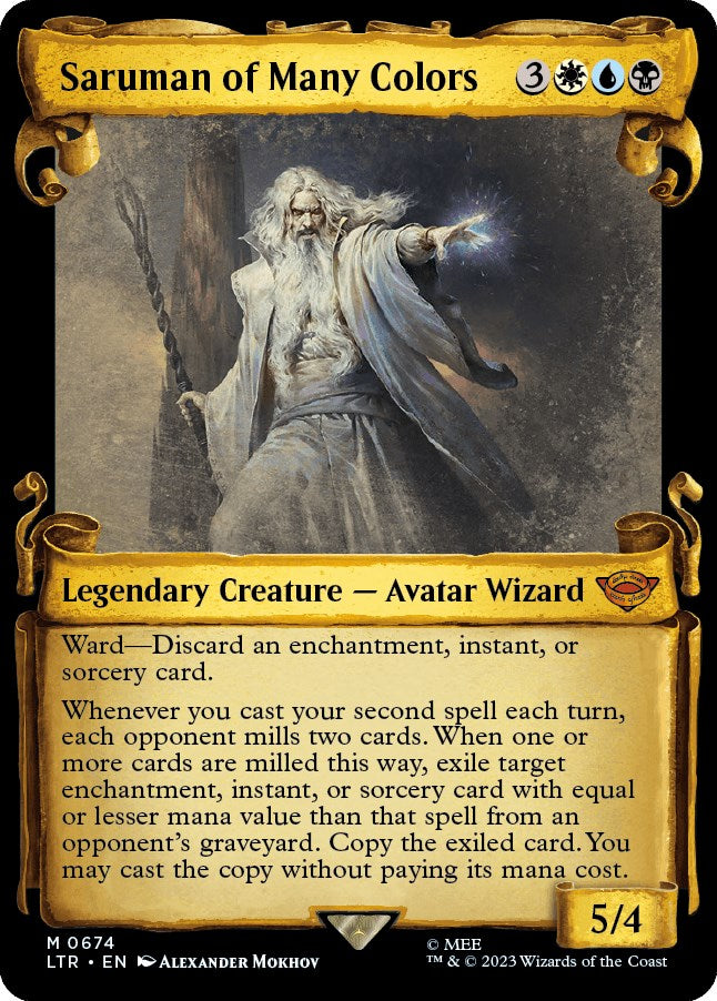 Saruman of Many Colors (Showcase Scrolls) [LTR - 674]