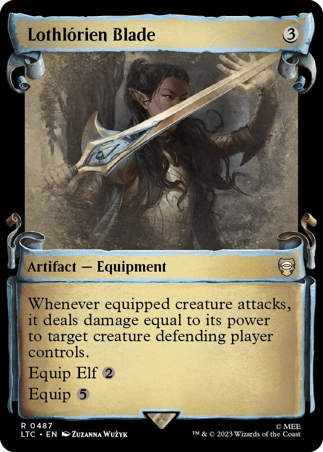 Lothlorien Blade (Showcase Scrolls) [LTC - 487]