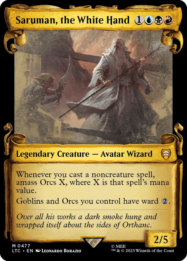 Saruman, the White Hand (Showcase Scrolls) [LTC - 477]