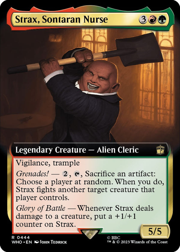 Strax, Sontaran Nurse (Extended Art) [WHO - 444]