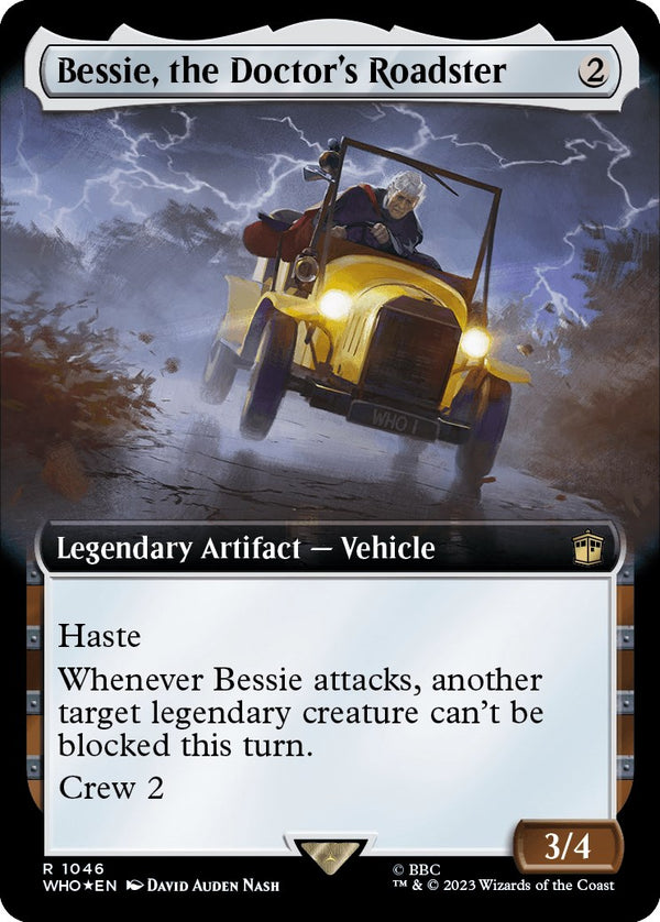 Bessie, the Doctor's Roadster (Extended Art) (Surge Foil) [WHO - 1046]