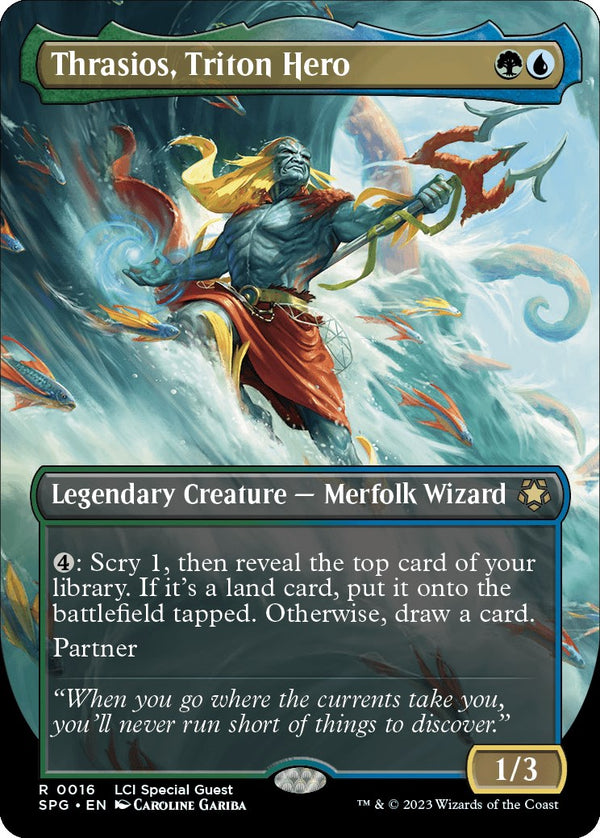 Thrasios, Triton Hero (Borderless) [SPG - 16]