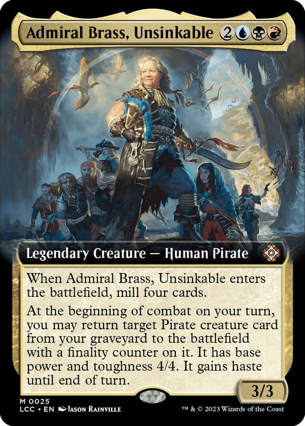 Admiral Brass, Unsinkable (Extended Art) [LCC - 25]